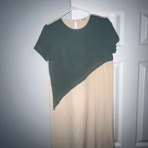 Elegant Two-Tone Dress